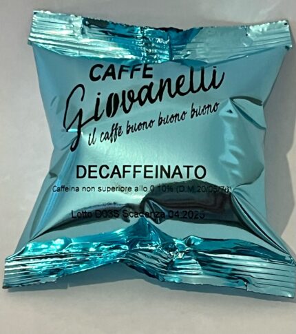 Decaffeinato, Compatibile Lavazza Point (FAP), 50 capsule, Caffè Giovanelli