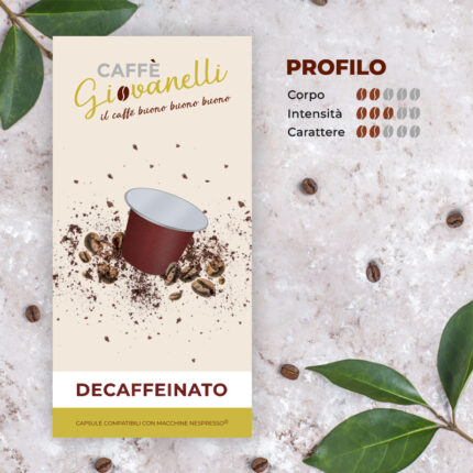 decaffeinato caffè giovanelli plastica