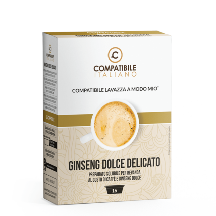 Ginseng dolce delicato, sistema A Modo Mio, 16 capsule, Compatibile Italiano